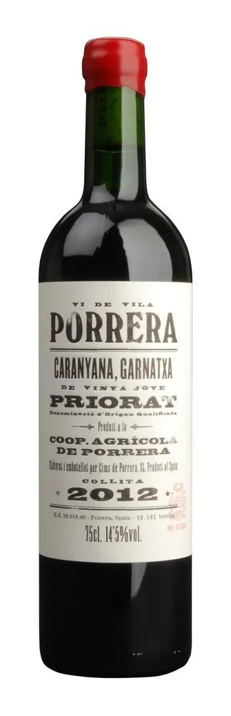 Bottle of Cims de Porrera Vi de Vila Porrera  Caranyana - Garnatxawith label visible