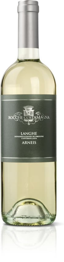 Bottle of Rocche Costamagna Langhe Arneiswith label visible