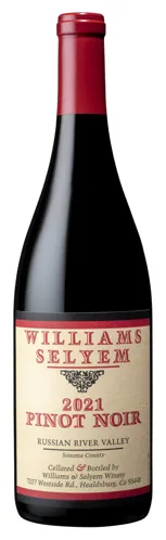Bottle of Williams Selyem Russian River Valley Pinot Noir from search results