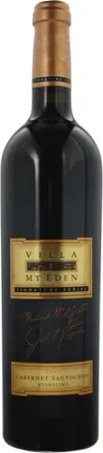 Bottle of Villa Mt. Eden Napa Valley Cabernet Sauvignonwith label visible