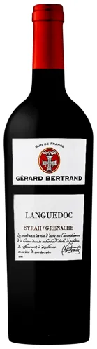 Bottle of Gérard Bertrand Terroir Languedoc (Syrah - Grenache)with label visible