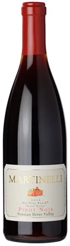 Bottle of Martinelli Zio Tony Ranch Grace Nicole Pinot Noir from search results