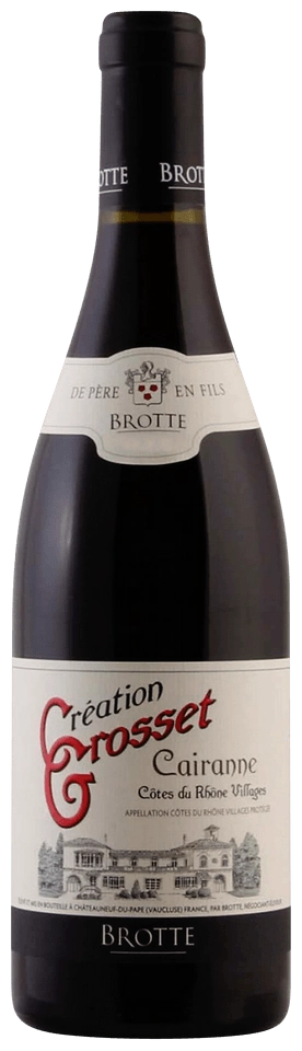 Brotte Creation Grosset Cairanne Côtes du Rhône Villages