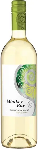 Bottle of Monkey Bay Sauvignon Blancwith label visible
