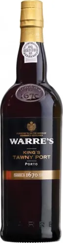 Bottle of Warre's King's Tawny Portwith label visible