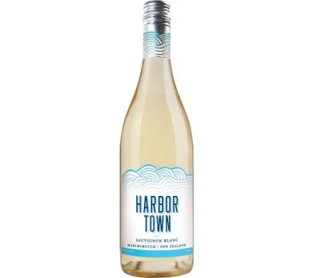 Bottle of Harbor Town Sauvignon Blancwith label visible