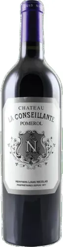 Bottle of Château La Conseillante Pomerolwith label visible