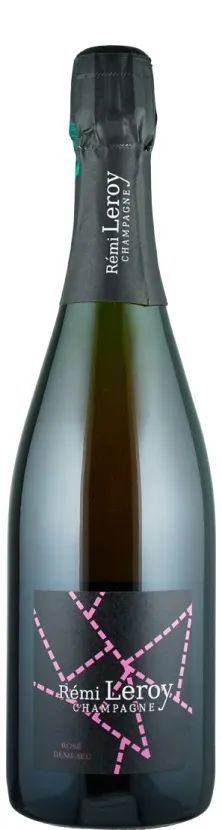 Bottle of Rémi Leroy Rosé Champagnewith label visible