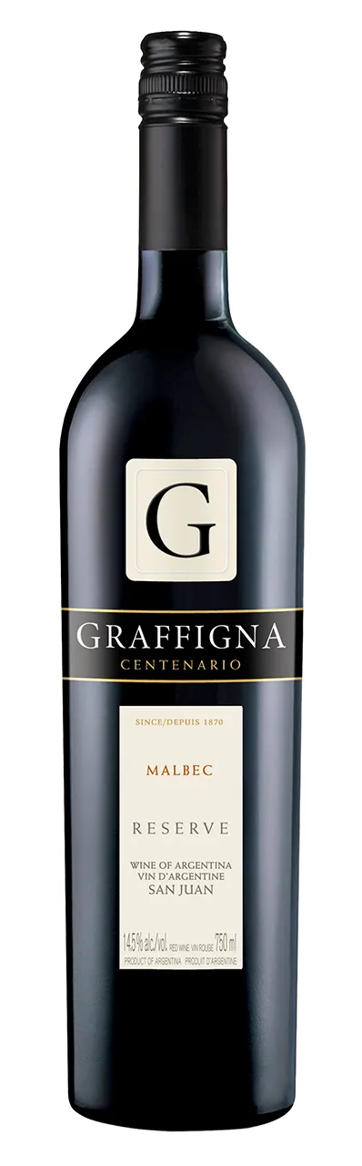 Bottle of Graffigna Grand Reserve Malbec from search results