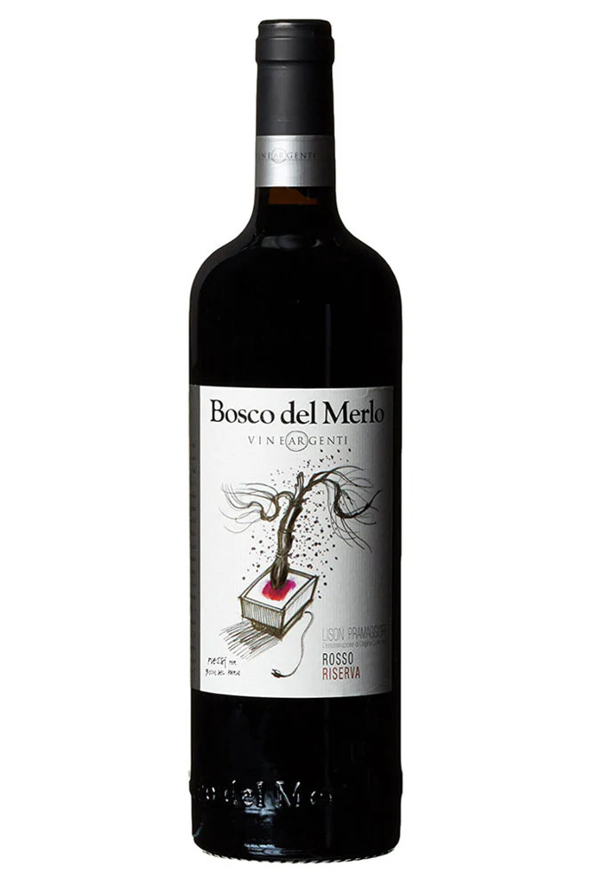 Bottle of Bosco del Merlo Vineargenti Rosso Risèrva from search results