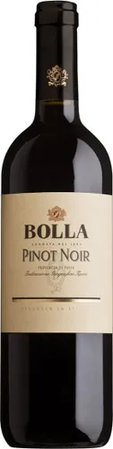 Bottle of Bolla Pinot Noir Provincia di Paviawith label visible