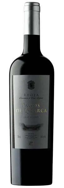 Bottle of Pagos de Labarca Gran Reservawith label visible