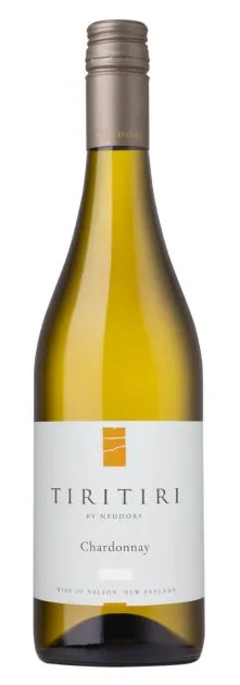 Bottle of Neudorf Vineyards Tiritiri Chardonnaywith label visible