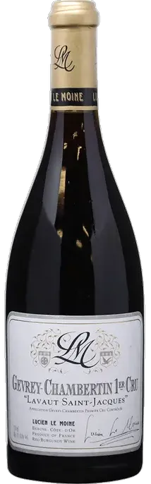 Bottle of Lucien le Moine Lavaut Saint-Jacques Gevrey-Chambertin Premier Cru from search results