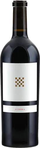 Bottle of Checkerboard Vineyards Aurora Vineyardwith label visible