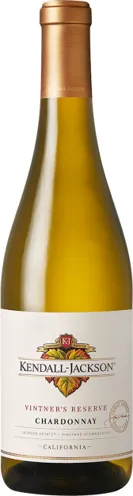 Bottle of Kendall-Jackson Vintner's Reserve Chardonnaywith label visible