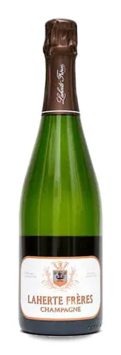 Bottle of Laherte Freres Ultradition Grand Brut Champagnewith label visible