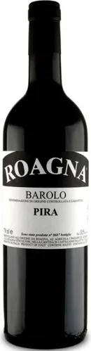 Bottle of Roagna Pira Barolowith label visible