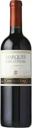 Bottle of Marques de Casa Concha Carmenère from search results