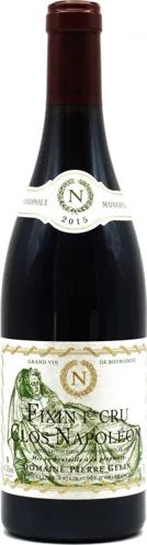 Bottle of Domaine Pierre Gelin Fixin 1er Cru 'Clos Napoléon'with label visible