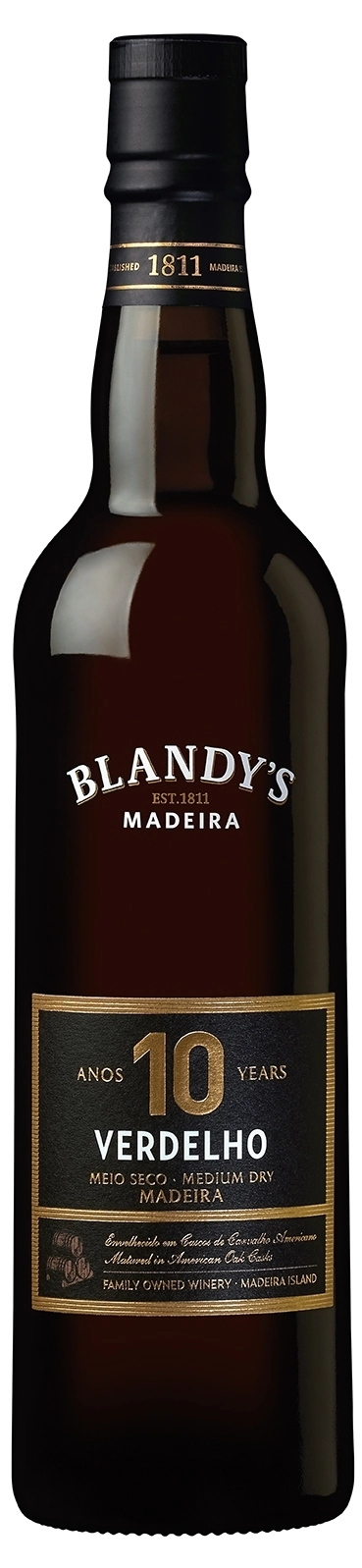 Blandy's 10 Year Old Verdelho Madeira (Medium Dry)