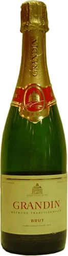 Bottle of Henri Grandin Méthode Traditionnelle Brutwith label visible
