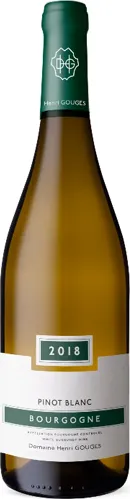 Bottle of Domaine Henri Gouges Pinot Blanc Bourgognewith label visible