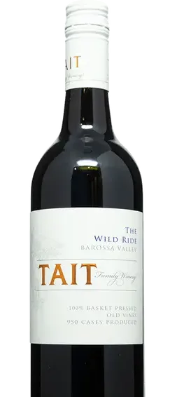 Bottle of Tait The Wild Ridewith label visible
