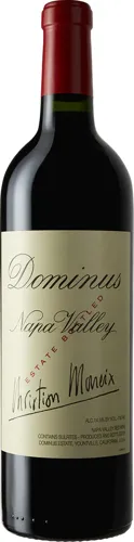 Bottle of Dominus Dominus (Christian Moueix)with label visible