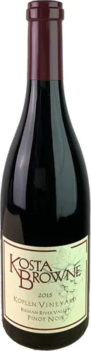 Bottle of Kosta Browne Koplen Vineyard Pinot Noir from search results