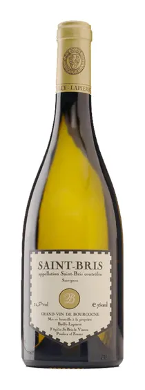 Bottle of Bailly Lapierre Saint-Bris Sauvignon Blancwith label visible