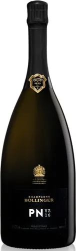 Bottle of Bollinger PN VZ Brut Champagnewith label visible