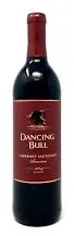 Bottle of Dancing Bull Cabernet Sauvignonwith label visible