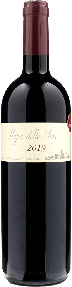 Bottle of Vicchiomaggio Ripa delle Morewith label visible