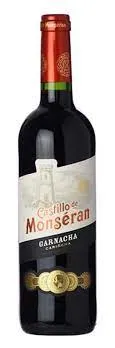 Bottle of Castillo de Monseran Garnachawith label visible