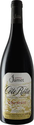 Bottle of Domaine Jamet Côte-Rôtie Côte Brunewith label visible