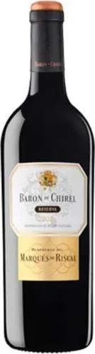 Bottle of Marqués de Riscal Barón de Chirel Rioja Reserva from search results