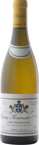 Bottle of Domaine Leflaive Puligny-Montrachet 1er Cru Les Pucelleswith label visible