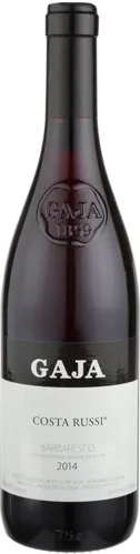 Bottle of Gaja Costa Russi Barbarescowith label visible