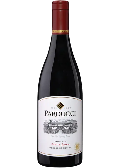 Bottle of Parducci Petite Sirah from search results