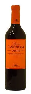 Bottle of Castorani Cadetto Montepulciano d'Abruzzowith label visible