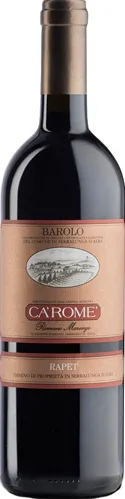 Bottle of Ca' Rome' Barolo Rapet Gold Label from search results