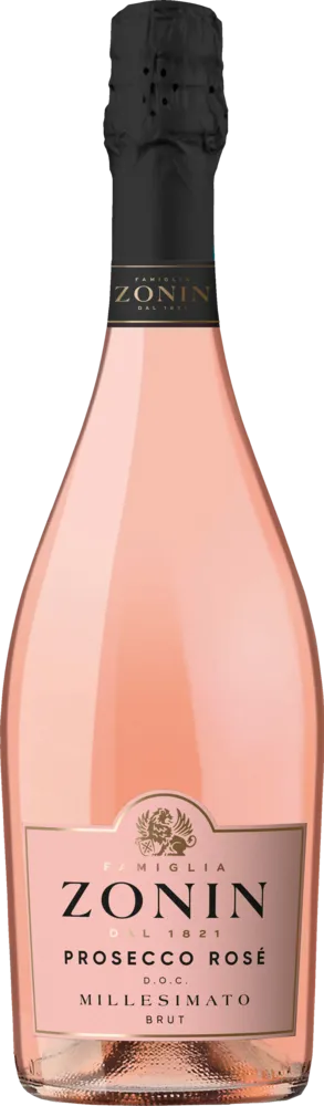 Bottle of Zonin Roséwith label visible