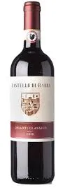 Bottle of Castello di Radda Chianti Classicowith label visible