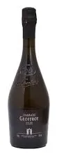 Bottle of Geoffroy Millesimé Extra Brut Champagnewith label visible