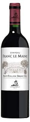 Bottle of Château Franc Le Maine Saint-Émilion Grand Cru from search results