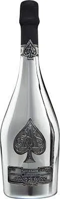 Bottle of Armand de Brignac Blanc de Blancs Champagne (Silver) from search results