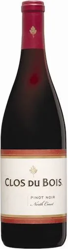 Bottle of Clos du Bois Pinot Noirwith label visible