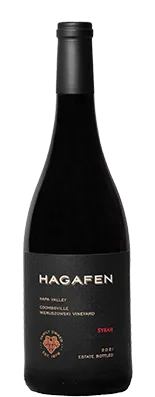 Bottle of Hagafen Syrah from search results