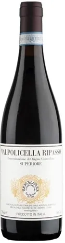 Bottle of Brigaldara Valpolicella Ripasso Superiorewith label visible